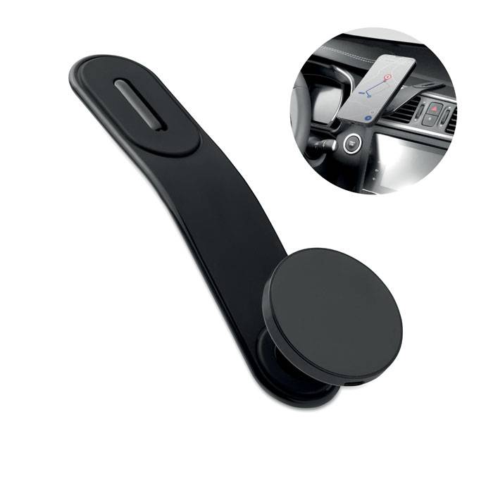 Magnetická 15W auto nabíjačka, čierna