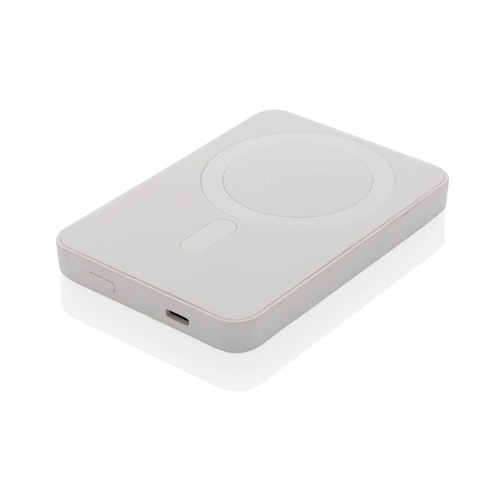 Magnetická powerbanka 5000mAh Magnetix, biela