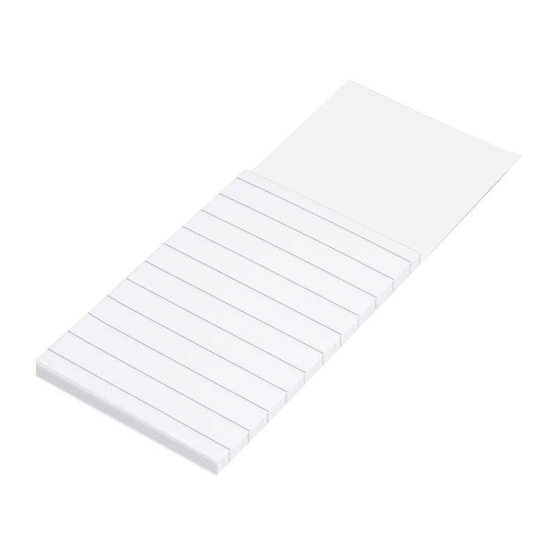 Magnetický zápisník na chladničku, biela