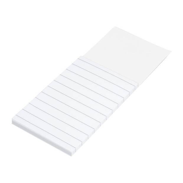 Magnetický zápisník na chladničku, biela Magnetický zápisník na chladničku, biela