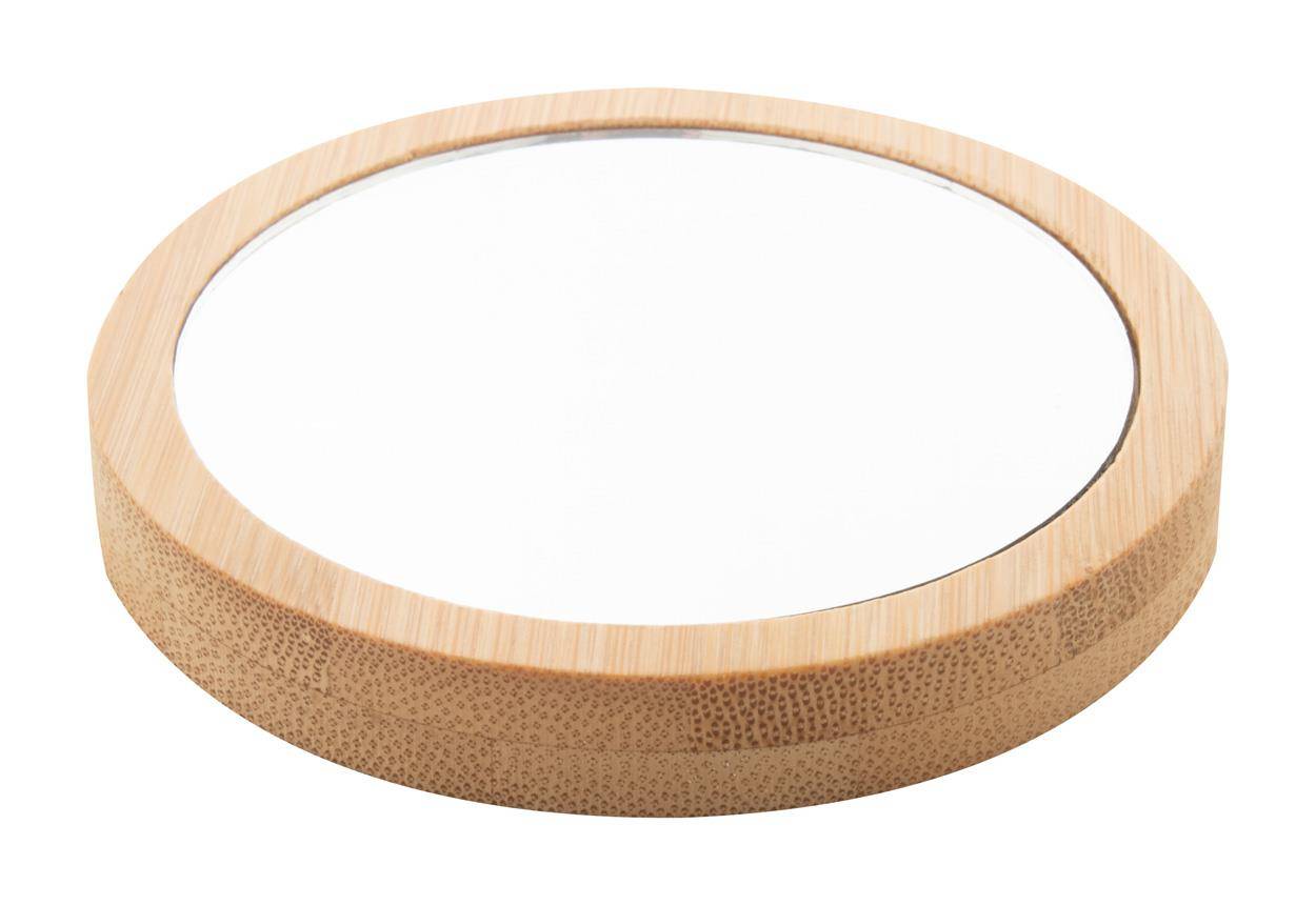 Makeboo vreckové zrkadlo, hnedá