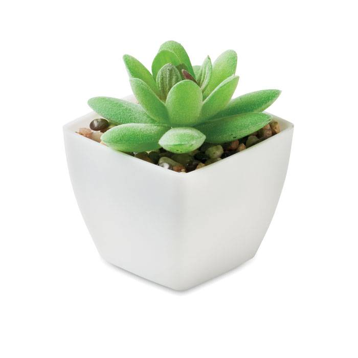 Malá umelá rastlinka, biela