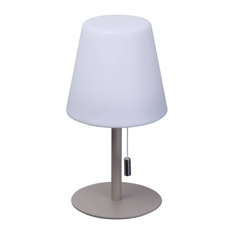 Malá vonkajšia lampa s meniacou sa farbou, biela