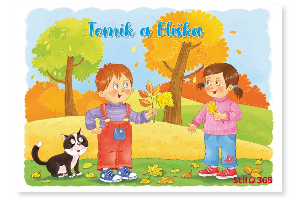 Maľovanka A5 ELIŠKA A TOMÍK, viacfarebná