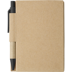 Obrázok ku produktu Malý zápisník s perom, hnedá čierna