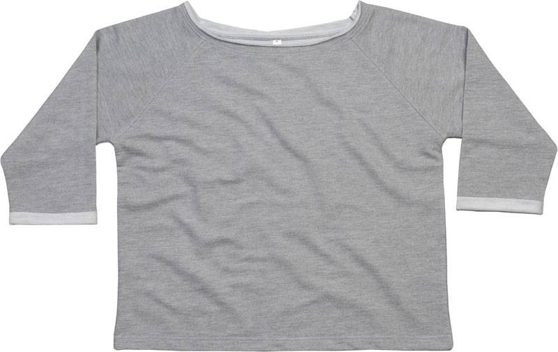 Mantis | M128, Dámska mikina "Flash Dance", sivá heather melange, S