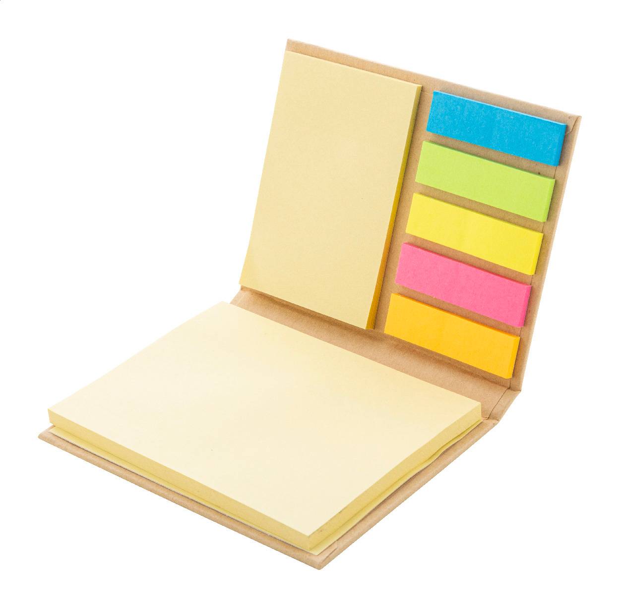 Manynot lepiaci poznámkový blok, hnedá Natural