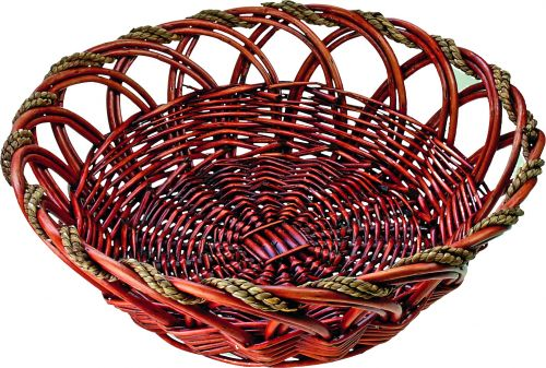 MARION darčekový prútený kôš bez vrchnáku,okrúhly, 28 cm