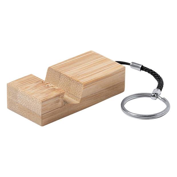 Maros stojan na mobil s přívěskem na klíče, hnědá Maros stojan na mobil s přívěskem na klíče, hnědá