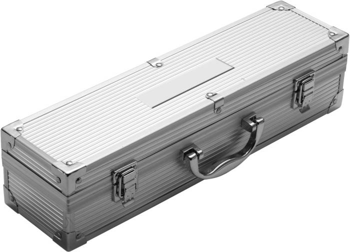 MARTINIK Kovová sada nářadí na grilování, kovový kufřík