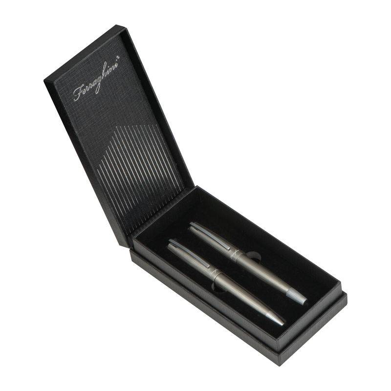 Matná písacia sada Ferraghini, sivá