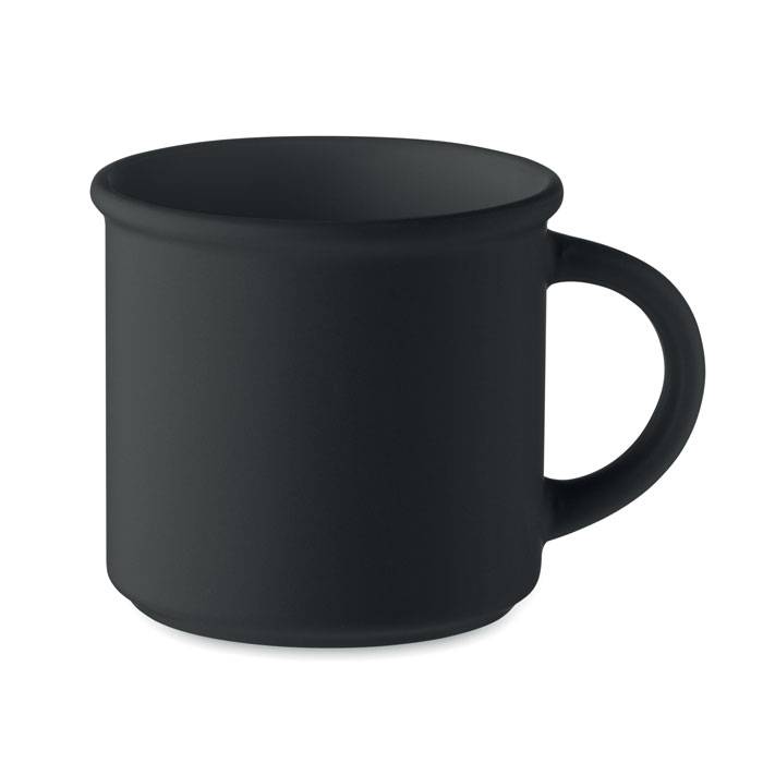 Matný keramický hrnček 300 ml, čierna