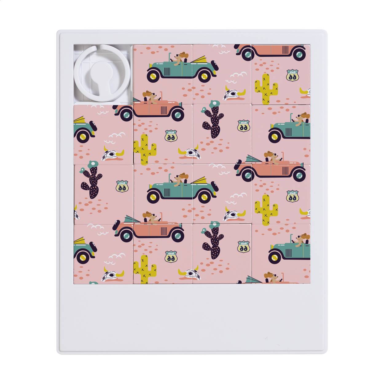 Mazimi RABS posúvacie puzzle, biela