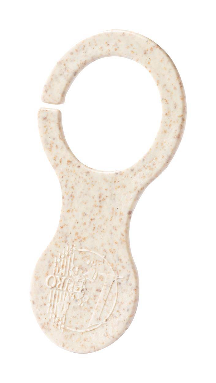 Mecril žetón do vozíka, hnedá prírodná  