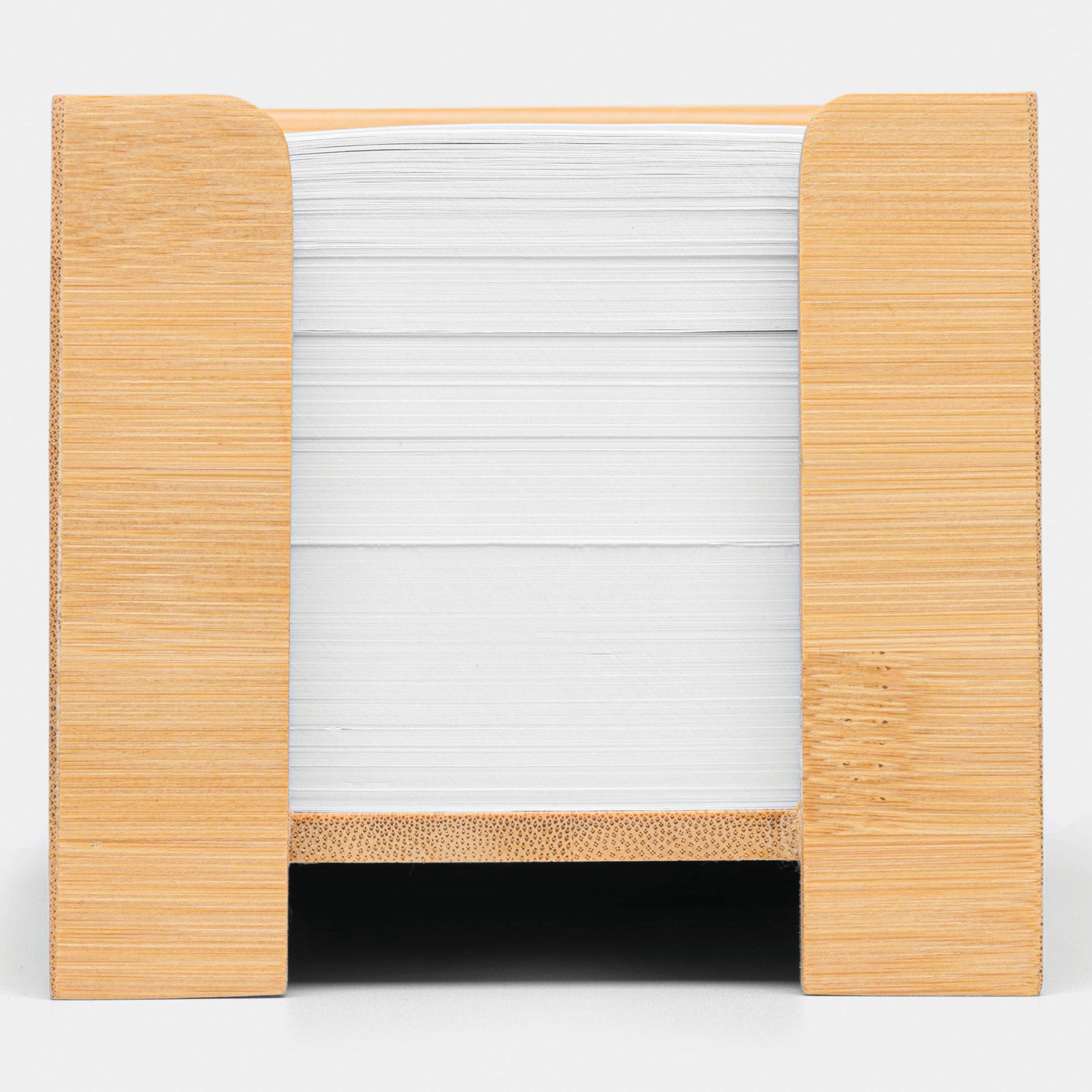 Memo kocka NEVER FORGET BAMBOO, hnedá