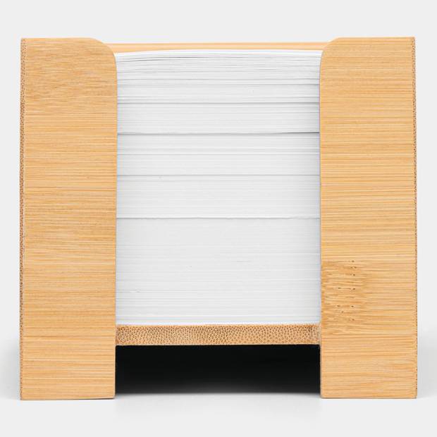 Memo kostka NEVER FORGET BAMBOO, hnědá Memo kostka NEVER FORGET BAMBOO, hnědá