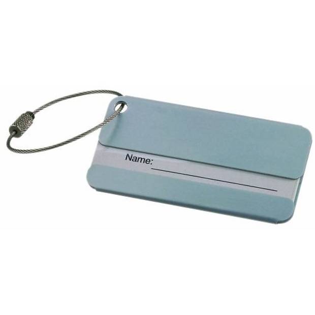 Menovka na batožinu, strieborná Menovka na batožinu, strieborná