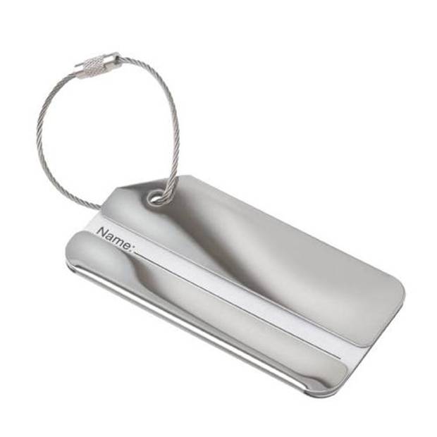 Menovka na batožinu z nerezovej ocele Menovka na batožinu z nerezovej ocele