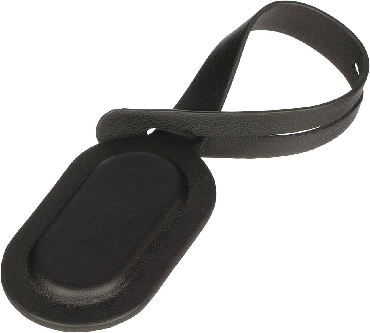 Menovka na sledovanie batožiny z recyklovanej látky Kaia, čierna