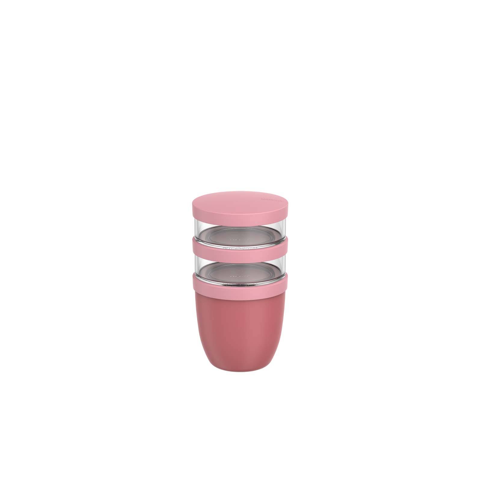 Mepal Ellipse 3dielny hrniec na obed s objemom 500 ml + 2 × 200 ml, fialová 