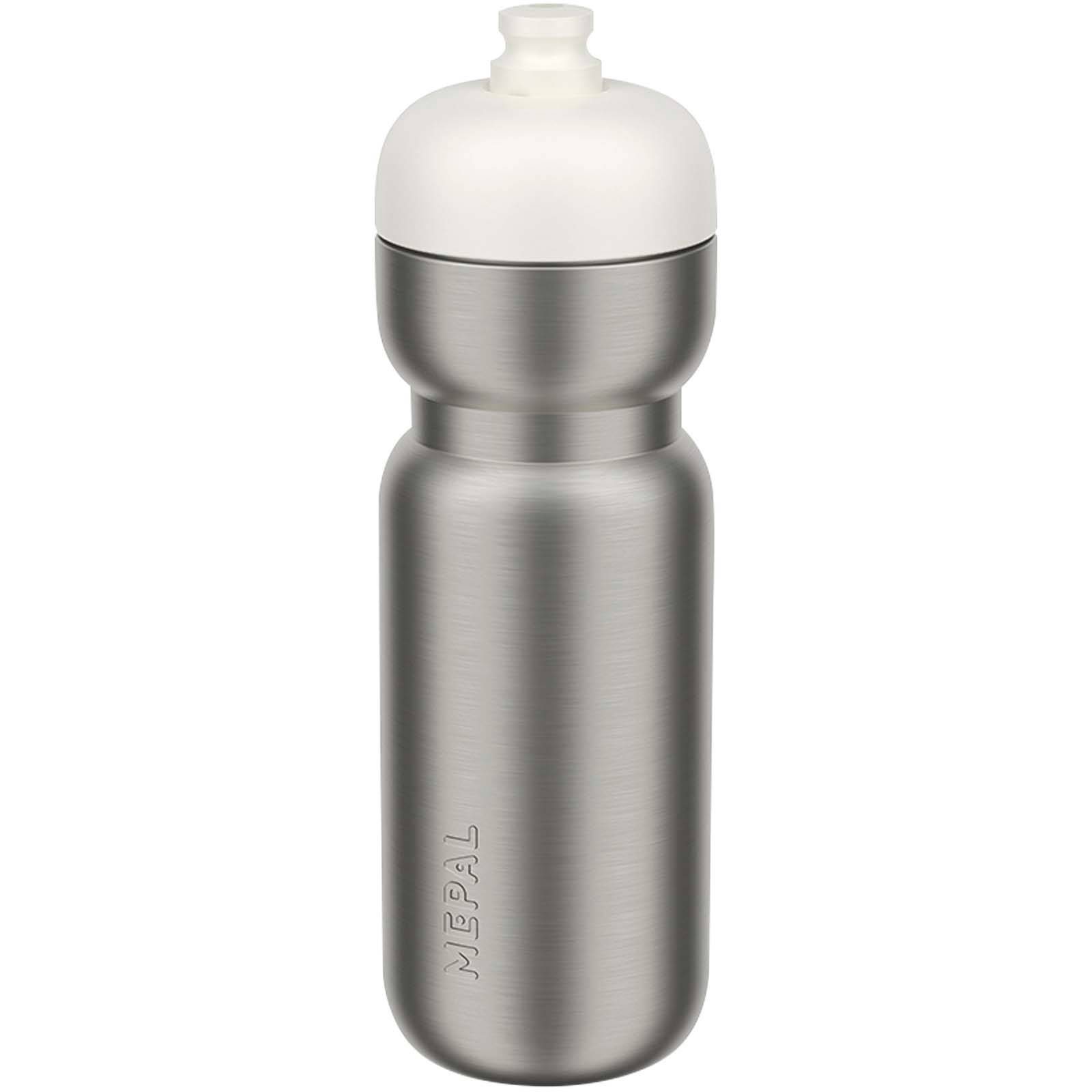 Mepal Pull 800 ml nerezová športová fľaša, biela
