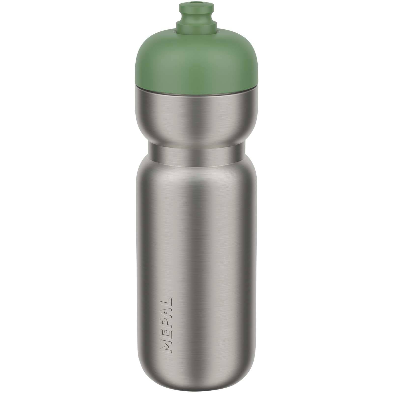 Mepal Pull 800 ml nerezová športová fľaša, zelená Moss