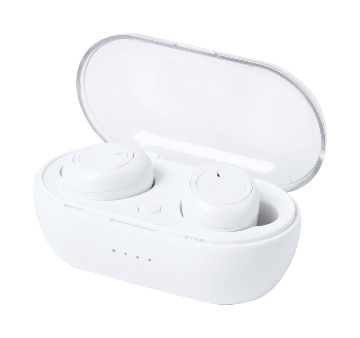 Merkus bluetooth slúchadlá, biela
