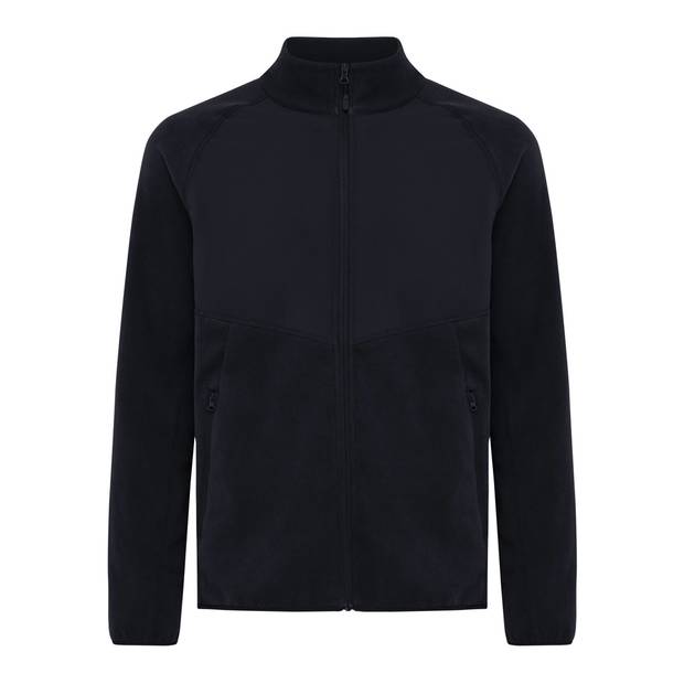 Micro fleece bunda na zip Iqoniq Talung, černá, L Micro fleece bunda na zip Iqoniq Talung, černá, L