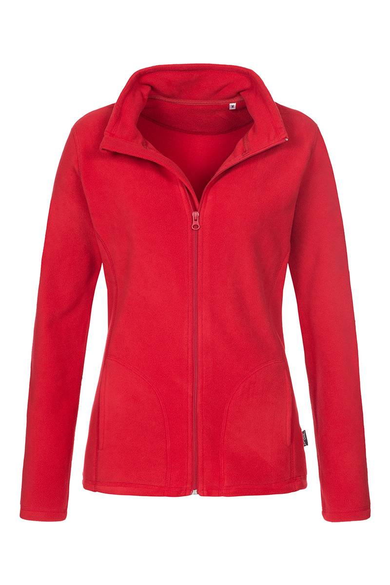 Mikina STEDMAN FLEECE JACKET WOMEN,  Scarlet červená, XS