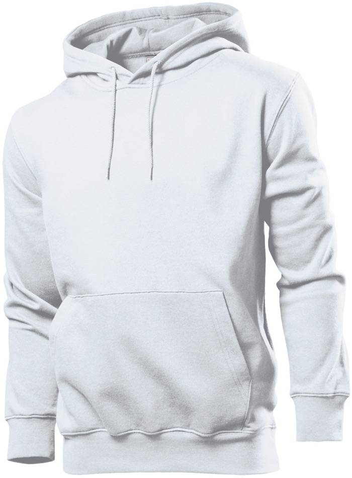 Mikina STEDMAN HOODED SWEATSHIRT MEN bílá S