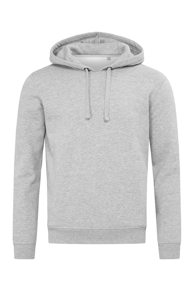 Mikina STEDMAN Recycled Unisex Sweat Hoodie, Grey Heather sivá, L