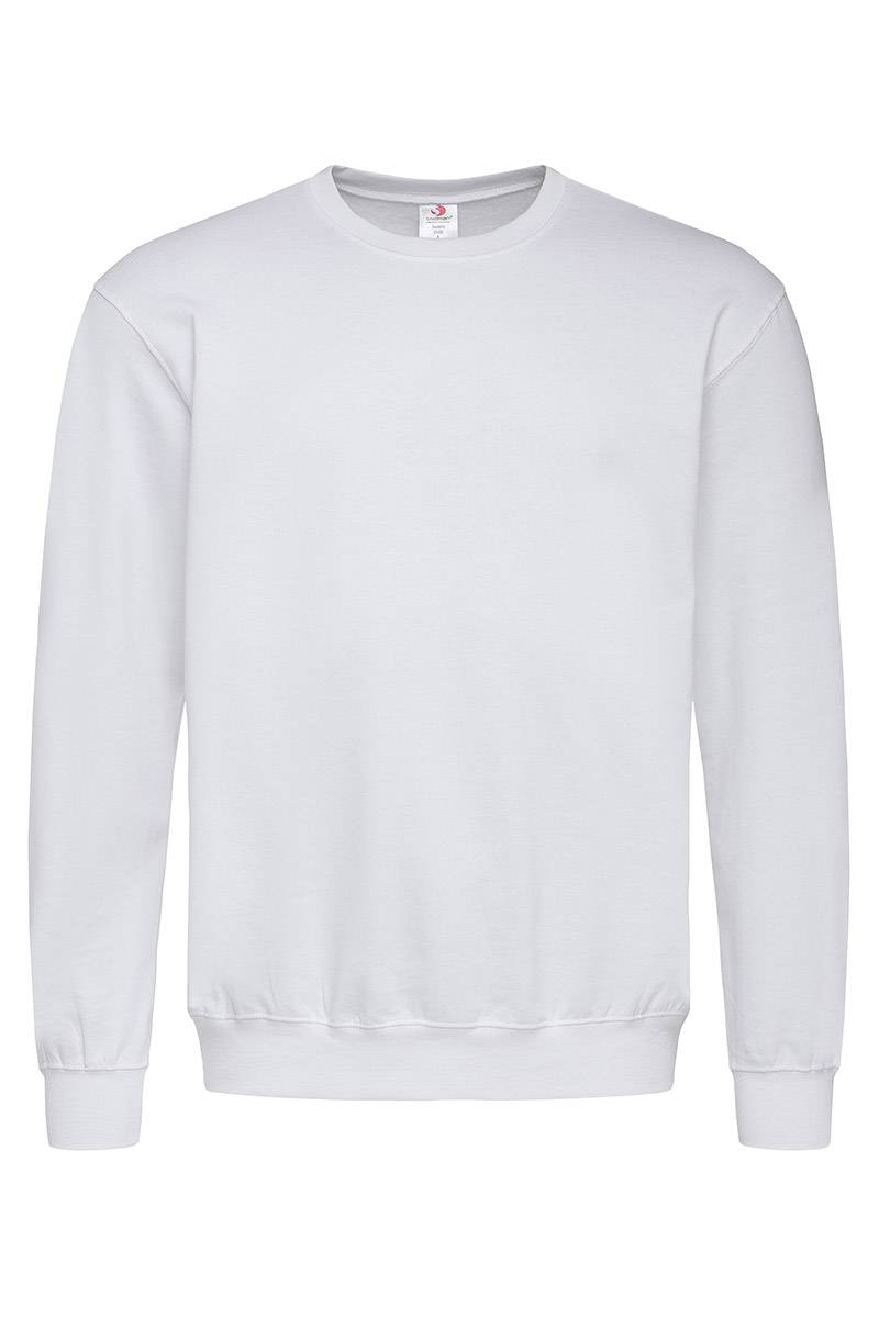 Mikina STEDMAN Unisex Sweatshirt,  White biela, XS