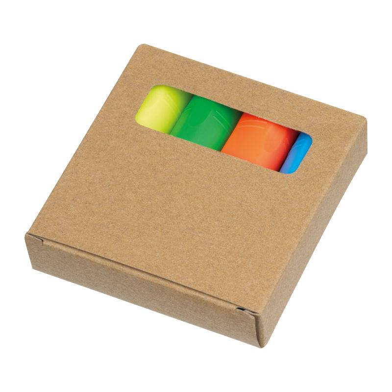 Mini sada zvýrazňovačov, viacfarebná