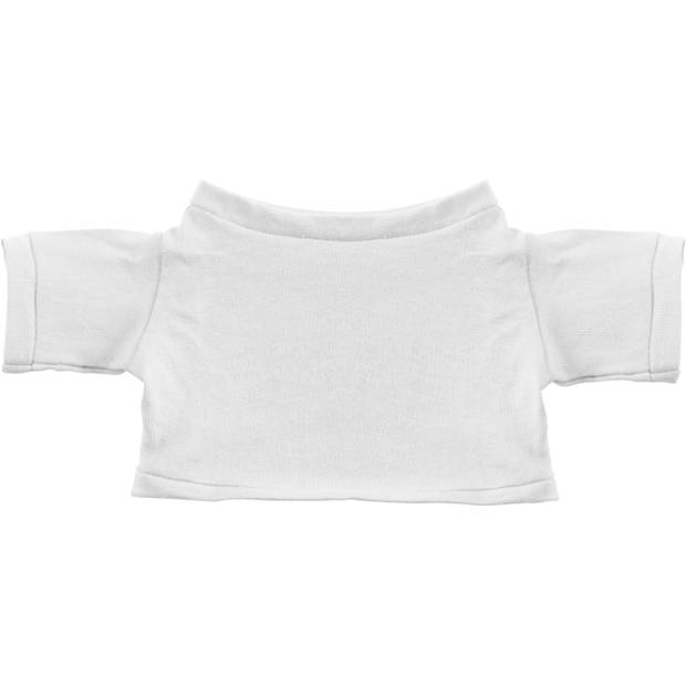 MINITRIČKO bavlnené tričko na plyšové zvieratko 20 cm, biela MINITRIČKO bavlnené tričko na plyšové zvieratko 20 cm, biela