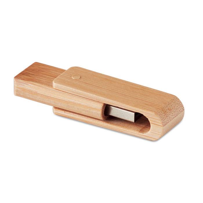 MO1001 USB z bambusu 16GB, hnedá Wood