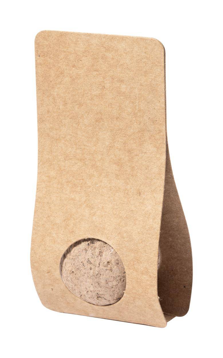 Mussox guľa so semienkami, hnedá prírodná  