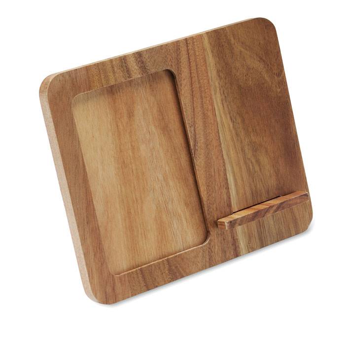 Nabíjačka 15W a fotorámik, hnedá Wood