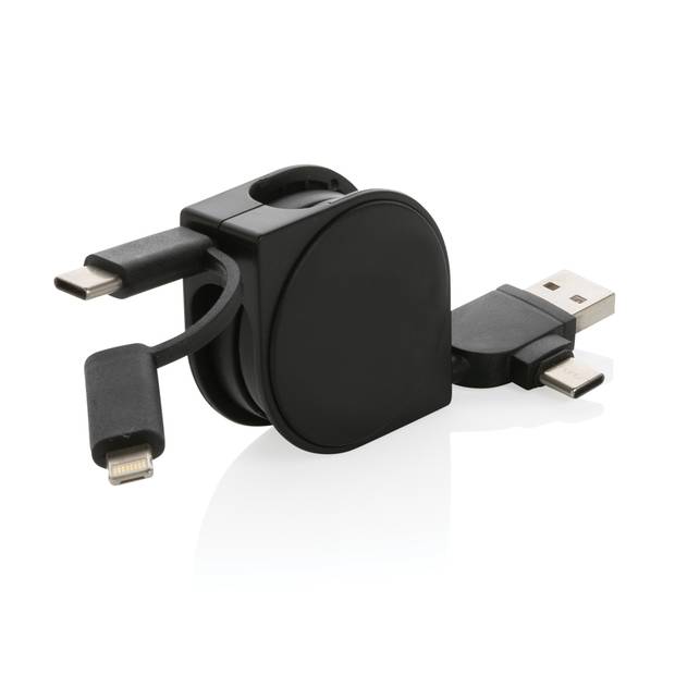 Nabíjecí kabel 6 v 1 z RCS recyklovaného plastu a TPE Nabíjecí kabel 6 v 1 z RCS recyklovaného plastu a TPE