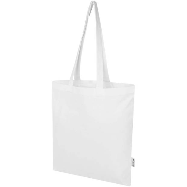 Nákupná taška Madras Blend z bavlny s gramážou 140 g/m² a objemom 7 l, biela Nákupná taška Madras Blend z bavlny s gramážou 140 g/m² a objemom 7 l, biela