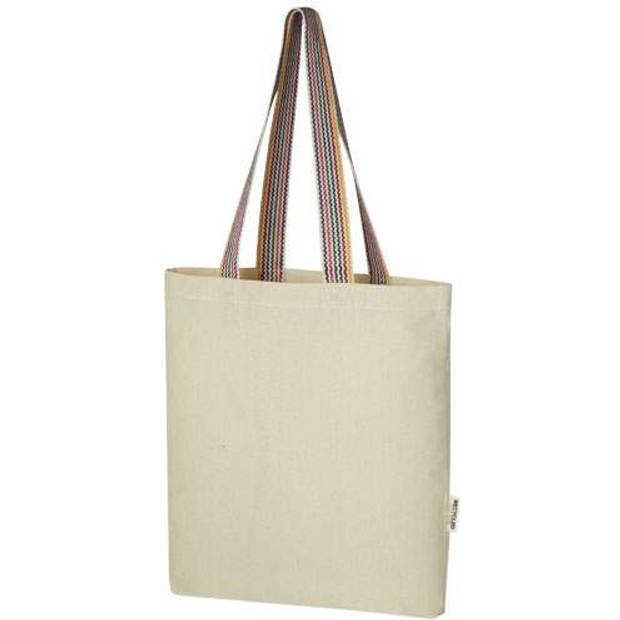 Nákupná taška z recyklované bavlny 180 g/m² Rainbow, hnedá prírodná Nákupná taška z recyklované bavlny 180 g/m² Rainbow, hnedá prírodná