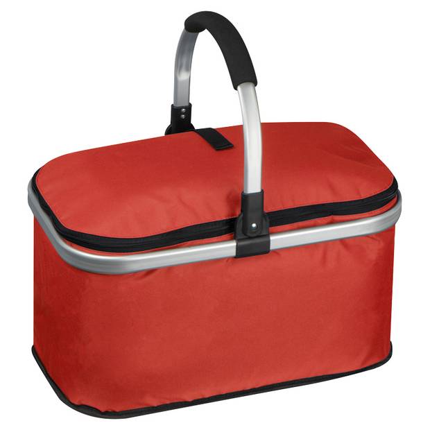 Nákupní košík s chladící přihrádkou, červená Nákupní košík s chladící přihrádkou, červená