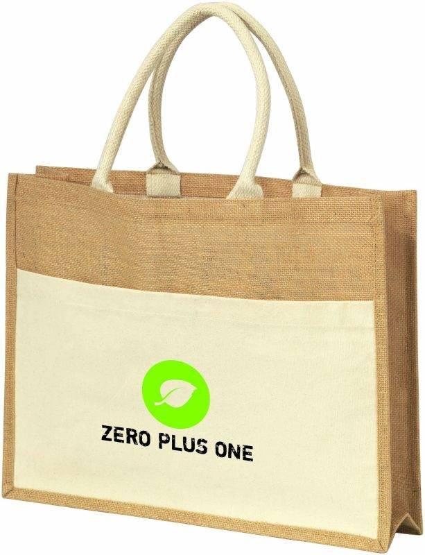 Nákupní taška z juty, přírodní