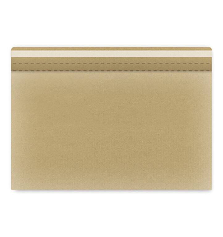 Nastaviteľný lepenkový obal pre 2 rozmery, hnedá