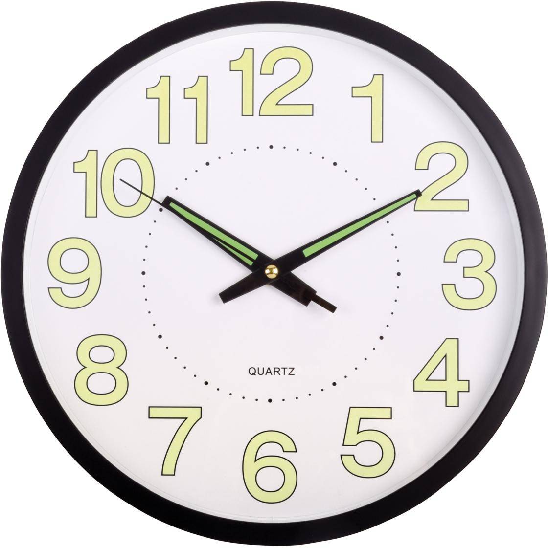 "Nástěnné hodiny ""SUN"", bílá - černá"