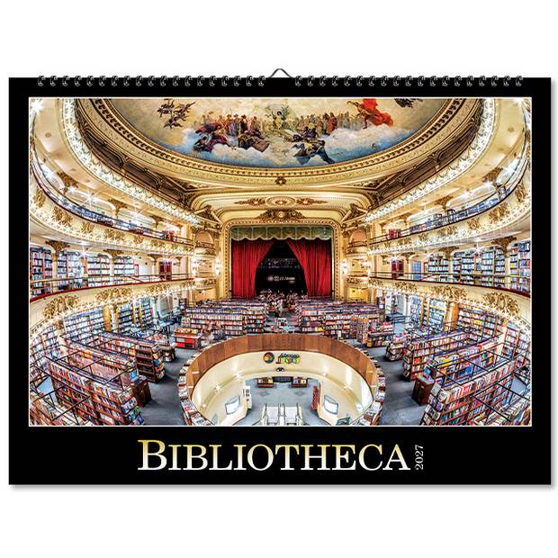 Nástenný kalendár Bibliotheca 2027 Nástenný kalendár Bibliotheca 2027