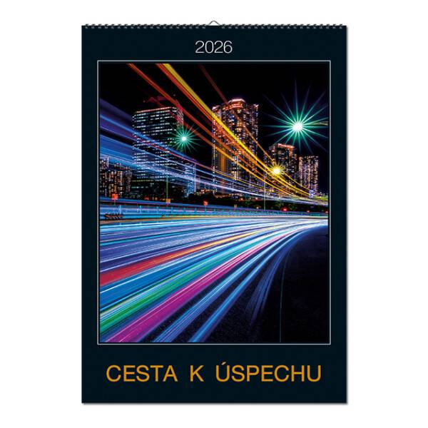 Nástenný kalendár Cesta k úspechu 340x485mm, 2026