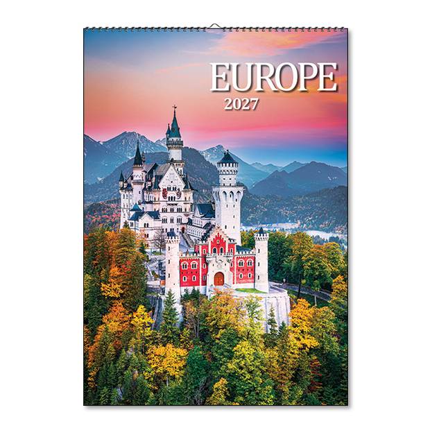 Nástenný kalendár Europe 2027 Nástenný kalendár Europe 2027
