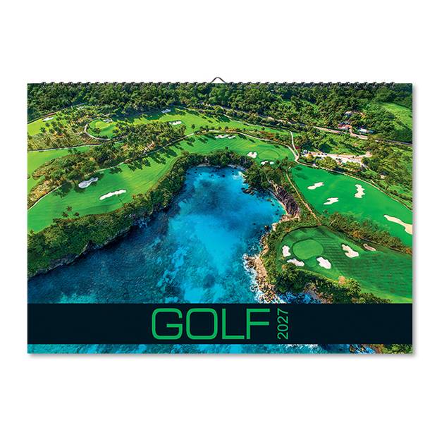 Nástenný kalendár Golf 2027 Nástenný kalendár Golf 2027