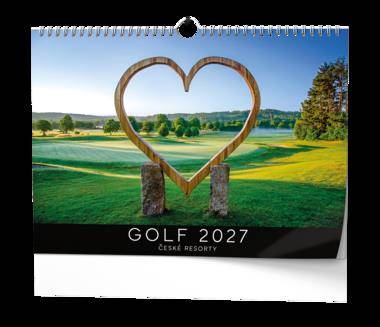 Nástěnný kalendář - Golf - české resorty