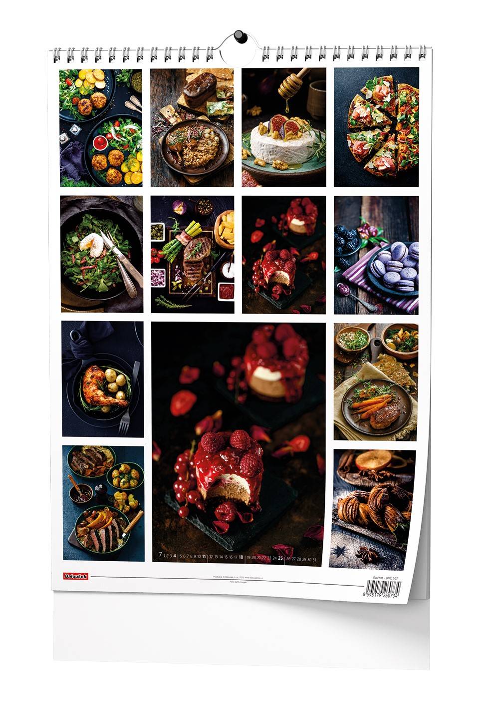 Nástěnný kalendář - Gourmet  - A3